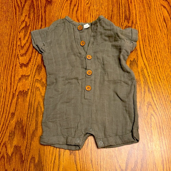 Two City Mouse Button-Up Baby Rompers - Picture 6 of 8